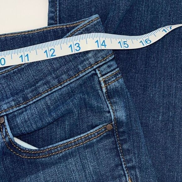 Ann Taylor Womens Slim Jeans Modern Fit Medium Wash Stretch‎ Denim Blue Size 6P - Picture 8 of 10